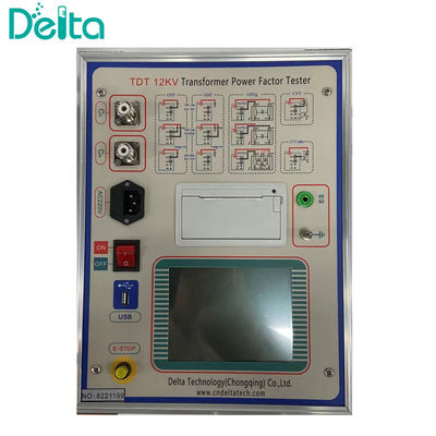 TDT Transformer Tangent Delta Testing 10kV 12kV Transformer Tan Delta Tester